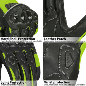 Gants de course pour hommes de couleur personnalisée de haute qualité les plus vendus en cuir véritable vêtements de sport d'hiver - Product Image 4