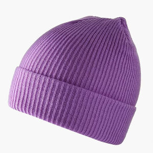Bonnet en laine mélangée unisexe, conçu par OEM, chaud pour l'hiver, motif uni, meilleure qualité, logo personnalisé, respirant, imperméable - Product Image 2