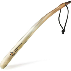 Corne de chaussure en corne naturelle fabriquée à la main avec boucle de suspension Matériau en corne de vache véritable - Product Image 6