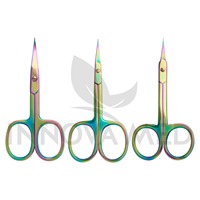 Ciseaux à ongles à cuticules avec impression de logo personnalisables au meilleur prix Ciseaux de manucure en gros Innovamed Outil de beauté à lame en acier inoxydable