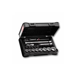 Usag 17-Piece Assortment of <b>Sockets</b> with Hexagonal <b>Sockets</b> in ABS Case for DIY and Professional Use - Product Image 1