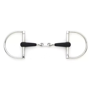 Horse Snaffle Dee Bit Acero inoxidable Dee Ring Cheeks Sin ganchos Equitación Ecuestre Loose Ring Bit OEM ODM Servicio - Product Image 5