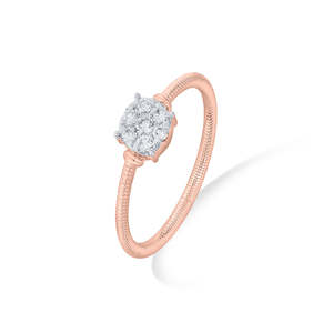 Bague décontractée en diamant avec pierres incrustées - Product Image 4