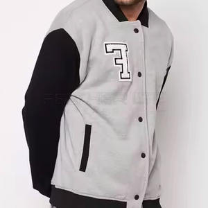 Chaquetas con letras bordadas personalizadas para hombre chaqueta de equipo deportivo con letras bordadas de béisbol tarifa de venta completa - Product Image 3