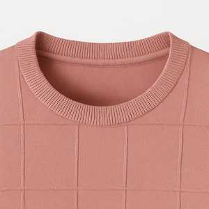 Suéter de invierno de estilo informal para mujer 100% acrílico de manga larga cuello redondo de punto plano para uso diario con logotipo frontal de Navidad - Product Image 4