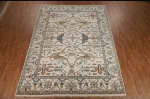 Alfombra anudada a mano de diseño moderno hecha a mano, hermoso color vibrante, patrón abstracto persa turco, tamaño personalizable disponible - Product Image 4