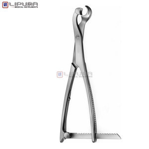 Pince à os Lambotte Mâchoire mobile Mâchoires moyennes 13mm Longueur 260mm 10 1/4 ''Instruments médicaux chirurgicaux pour os - Product Image 2