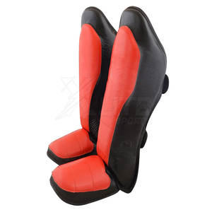 สนับแข้งหนังน้ำหนักเบาสำหรับผู้ใหญ่ โฟมดูดซับแรงกระแทกสูง ระบายอากาศได้ดี สายรัดปรับได้ มอบความสบายเหนือระดับ - Product Image 2