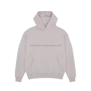 Haute qualité unisexe Streetwear épaules surdimensionné pull à capuche vente chaude plaine Sublimation grande taille hommes sweats à capuche - Product Image 3