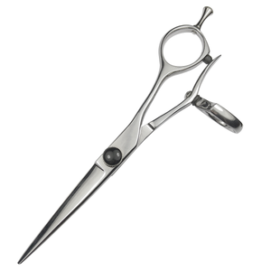 Ciseaux japonais en acier inoxydable AUS8 pour droitiers, manche pivotant, outil de coupe de cheveux, lame tranchante, pointe 60-61HRC - Product Image 3