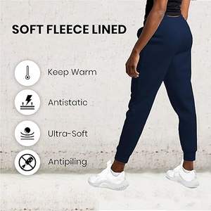 Pantalons de jogging à taille haute à séchage rapide avec cordon de serrage Pantalons de yoga décontractés pour femmes Pantalons de jogging de fitness - Product Image 3