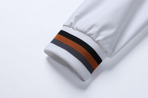 PRO ENTERPRISES grande taille hommes col montant coupe-vent décontracté Bomber veste Nylon/coton mélange bouton unique fermeture couleur unie - Product Image 5