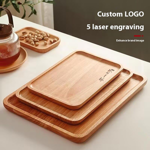 Bandeja de Comida para Cocina con Asas, Exquisita Bandeja de Madera Perfecta para Desayunos y Aperitivos - Product Image 6