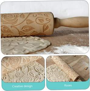 2 uds. Rodillo PARA EL Día de San Valentín con patrón, rodillo para Fondant, rodillo para Fondant, rodillos en relieve para hornear - Product Image 3