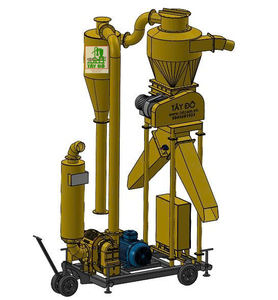 Tay Do pneumatic rice husk conveyor with capacity of 5 tons/hour has <b>trough</b> divided into 2 directions, saving time and labor - Product Image 1