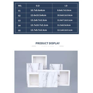 Boîte à tiroirs Boîte d'emballage pour bibelots et sous-vêtements Boîte d'emballage en carton imprimé Boîte cadeau pliable en papier kraft sur mesure - Product Image 4