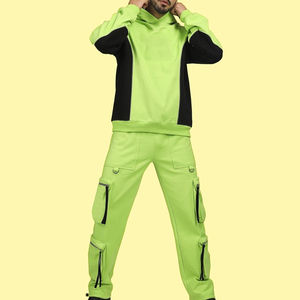 Chándal de Invierno Cómodo para Hombre, Diseño con Capucha, Cintura Elástica, 100% Algodón, Ajuste Fácil, Estilo Casual, Ligero y Transpirable - Product Image 3