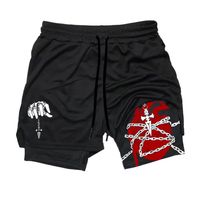 Pantalones Cortos Deportivos para Hombre de Alta Calidad, 100% Algodón, Cintura Media, Uso Casual, Transpirables, Servicio OEM