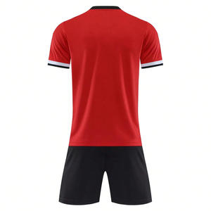 Mens soccer team kit with <b>embroidery</b> sponsor print logo name number quick dry <b>material</b> and full custom design options - Product Image 3