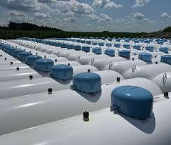 Horizontal Underground 200kg 210kg 2 120 200 500 Gallon l lb Litre Lts kg Tons lpg Propane Gas Storage Cylinder tank For Sale - Product Image 5