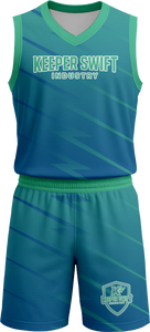 Uniforme de basket-ball personnalisé fabriqué au Pakistan, nouveau design, shorts et maillot d'équipe d'été avec sublimation et couleurs personnalisées - Product Image 2