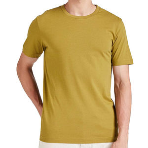 เสื้อยืดผู้ชาย Outer Wear ผ้าฝ้าย 100% ทรงปกติ สีพื้น พิมพ์ลายแบบรีดร้อนตามสั่ง - Product Image 5