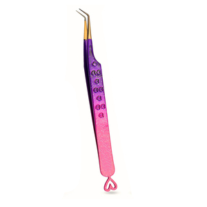 Pinzas Profesionales de Acero Inoxidable para Extensión de Pestañas, para Aislamiento de Volumen y Colocación de Pestañas, Pinzas de Grado Profesional para Salón de Belleza - Product Image 1