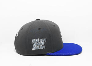 หมวก Snapback ผ้าฝ้าย100% ปรับแต่งโลโก้ขนาดกลางหมวกแก๊ปสตรีทแวร์สำหรับวัยรุ่นและสปอร์ตผลิตในเวียดนาม - Product Image 4