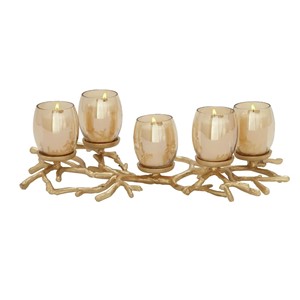 Stylish Modern Aluminum Candle Holder Handmade Eco-Friendly for Home Decoration Christmas <b>Easter</b> Living Room Dining Table - Product Image 1
