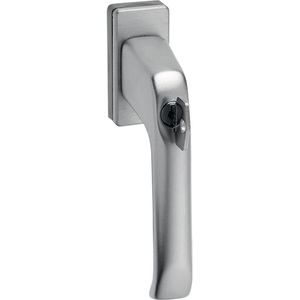 Traffic White 1003/2035 Aluminium Window Handle F9016 Lockable EDI for Blinds <b>Shades</b> & Shutters 35 mm - Product Image 1