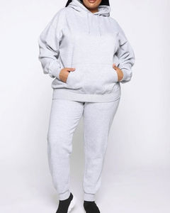 Chándales de diseñador personalizados, traje de sudor, entrenamiento, Fitness, polar, sudadera de talla grande, pantalones de chándal, conjuntos de chándal, chándal para mujer - Product Image 3