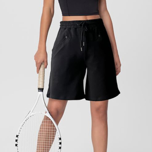 Pantalones cortos de gimnasio de algodón de alta calidad para mujer, ropa activa transpirable para correr, Fitness, logotipo personalizado, estilo Sexy, nueva colección - Product Image 5