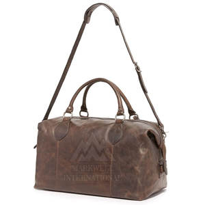 Sacs de voyage en cuir personnalisés avec votre propre logo, meilleur matériau, sacs de voyage en cuir à étiquette privée - Product Image 3