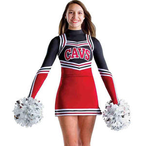 Disfraz de animadora de alta calidad, telas cómodas y suaves, vestido de uniforme para niñas con MOQ bajo - Product Image 5