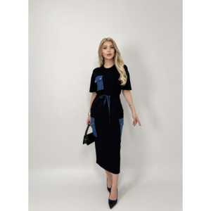 Robe fourreau confortable 3006 avec taille élastique, pratique et élégante - Product Image 2