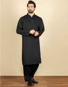 Costume pour homme Shalwar Kameez de conception récente 2026 fabriqué en usine, décontracté, en coton, manches longues, respirant, pour les prières de l'Aïd et le Ramadan - Product Image 6