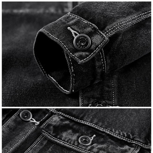 Conjunto de Chaqueta y Pantalón Vaquero para Hombre, Marca Privada, Gran Cantidad, Producto Más Vendido, Servicio OEM, Impresión de Logotipo Personalizado, Traje Vaquero para Hombre - Product Image 6