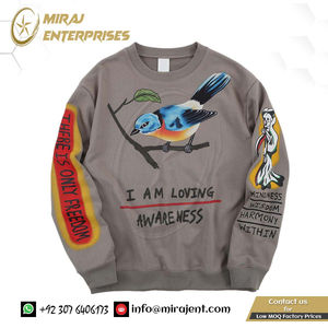 Sweats à capuche personnalisés graphique sweat à col rond Hip Hop à manches longues thermique Vintage surdimensionné respirant Streetwear pour hommes femmes - Product Image 2