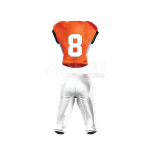 Tenue d'entraînement de football américain, nouveau design imprimé, manches courtes, respirant, uniformes à bas prix - Product Image 6