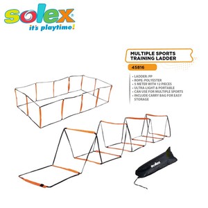 Escalera de Entrenamiento Ligera, Portátil, Multiusos, de Poliéster, de 5 Metros, con Bolsa de Transporte - Product Image 3