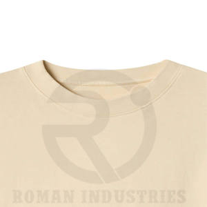 T-shirt blanc personnalisé Boxy Fit pour homme 100% coton biologique French Terry t-shirt 300 GSM Heavyweight Oversized Tee - Product Image 4