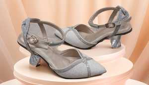 Zapatos de tacón tradicionales de mujer pakistaní colección 2023 de gran calidad para mujer disponibles en diferentes colores - Product Image 6