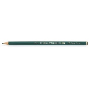 Lápiz CASTELL 9000 2B de Alta Calidad para Escritura y Corrección de Faber-Castell - Product Image 1