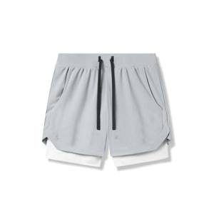 กางเกงขาสั้นผ้าฝ้ายผู้ชายแบบผูกเชือกเอวปรับได้เหมาะสำหรับกิจกรรมกลางแจ้งการเดินทางและความสะดวกสบายในชีวิตประจำวัน - Product Image 1