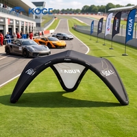 Tente gonflable modulaire de marque personnalisée résistante aux UV pour l'affichage de la publicité
