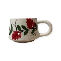 Mug en céramique fait main DG Concept, couleur Orange Vignoble, 180 ml