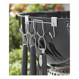 Hervidor Compacto 4P con Ganchos de Cromo Pulido para Utensilios y Accesorios de Barbacoa 7401 - Product Image 4