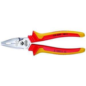 Pince combinée Gedore VDE robuste avec poignées isolées - Product Image 1