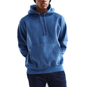 Vente en gros de sweats à capuche en tissu inversé 400 g/m², vierges, de haute qualité, 100 % coton biologique, techniques brodées, unis, à capuche, d'hiver, numériques - Product Image 4