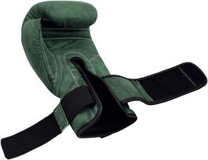 Leather Breathable Lightweight Half-Finger Boxing Gloves Adjustable Wrist <b>Strap</b> MMA Fighting - Product Image 3